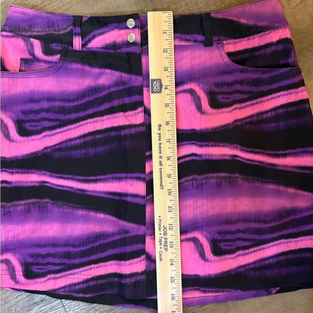 Slazenger Pink and Purple Golf Skort Size 6 - Picture 11 of 14
